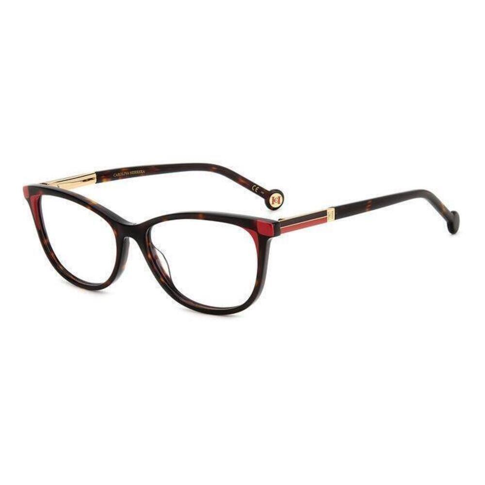 NWT Carolina Herrera HER-0163-O63-53 Brown 53mm Eyeglasses